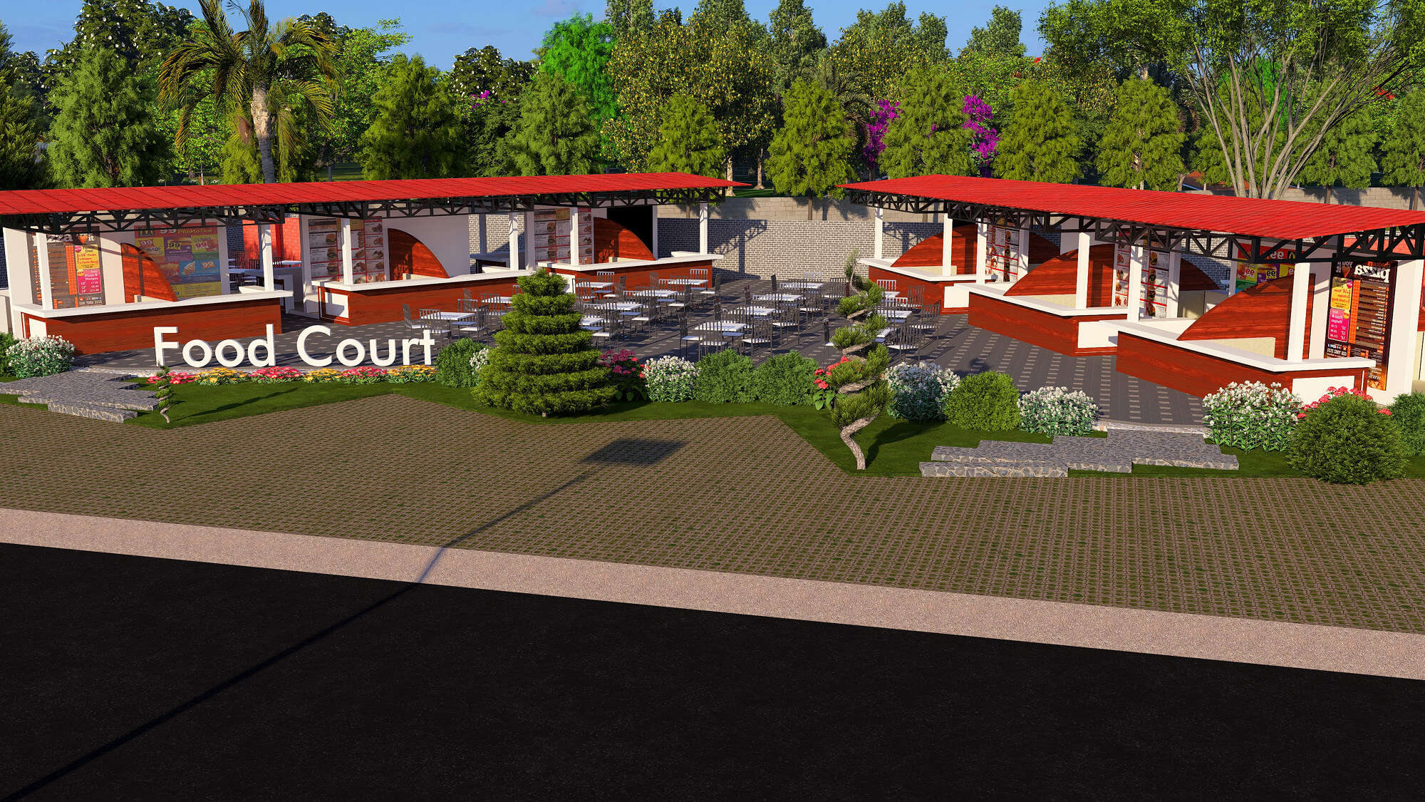 Annapūrṇā Food Court Architecture